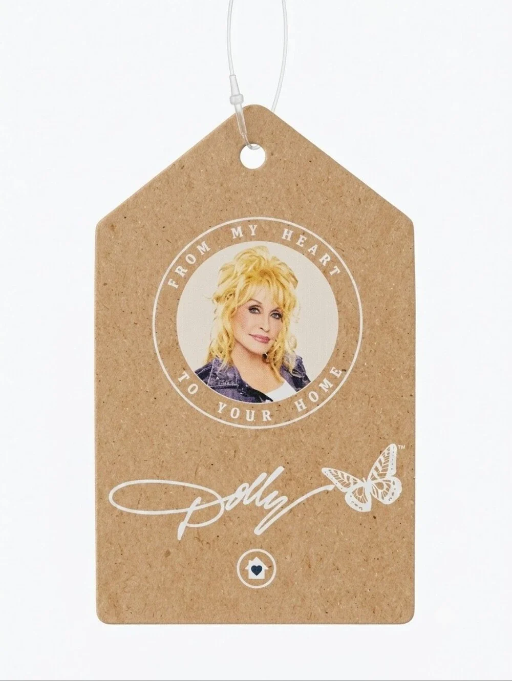 Dolly Parton Blue Gingham Kitchen Towel NWT